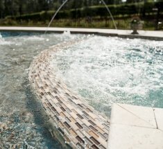 Custom Pool with Deck Jet and Bubbler