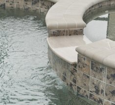 Custom Pool and Spa Waterfall