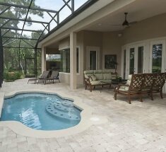 Swimming Pool & Spa with Outdoor Living