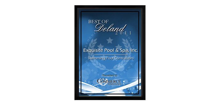 Exquisite Pools Voted Best of Deland 2011